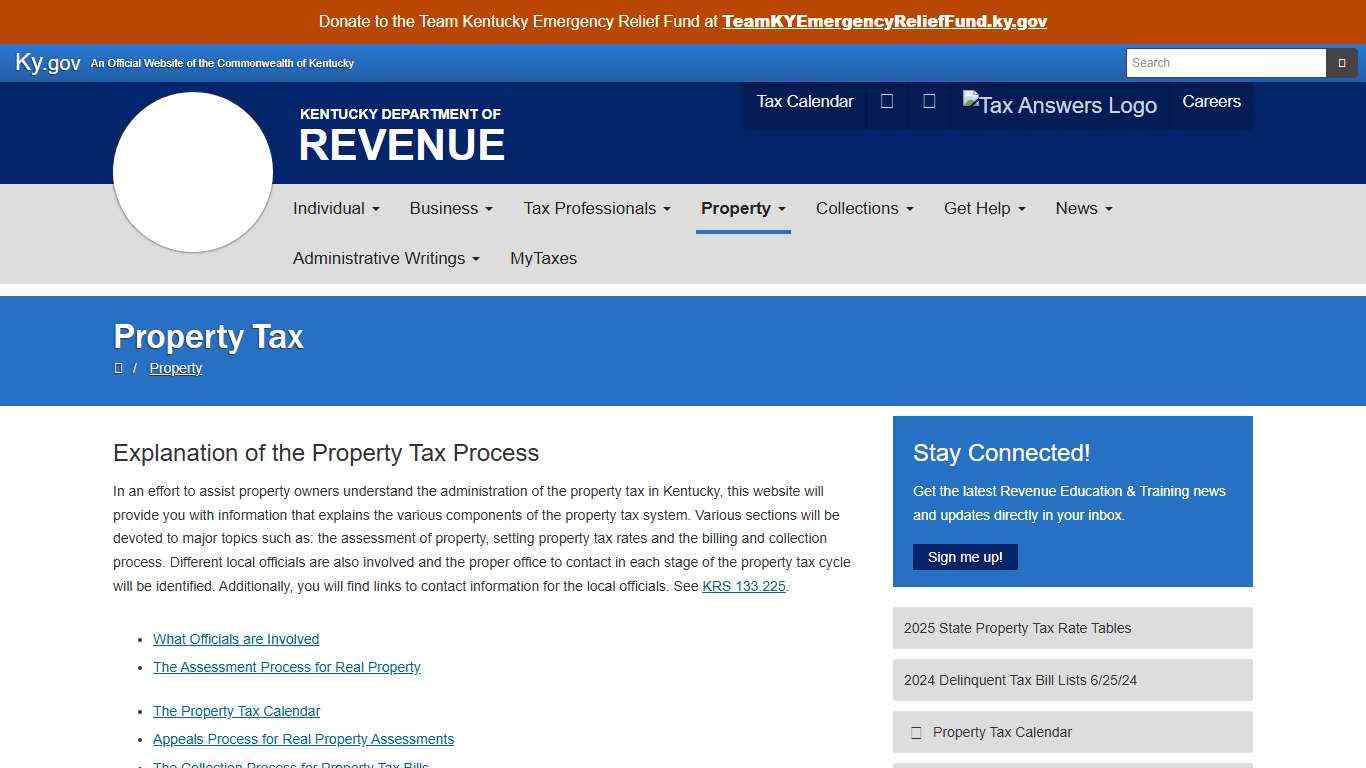 Property Tax - Department of Revenue